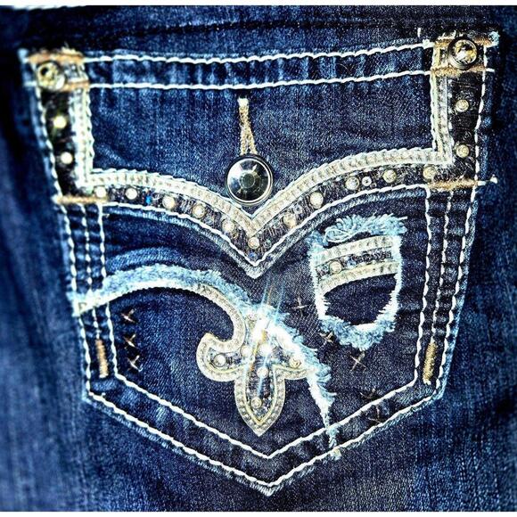 Rock Revival Denim - Medium Wash Rock Revival "Iselin" Easy Ankle Skinny 30" X 29" Like New- No Flaws